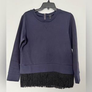 J.Crew women’s stylish navy top